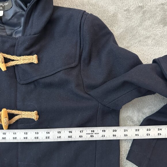 Comme De Garcons Homme Plus Nautical Jacket Coat XL Toggle Navy Blue Cotton 2009 - Picture 6 of 13